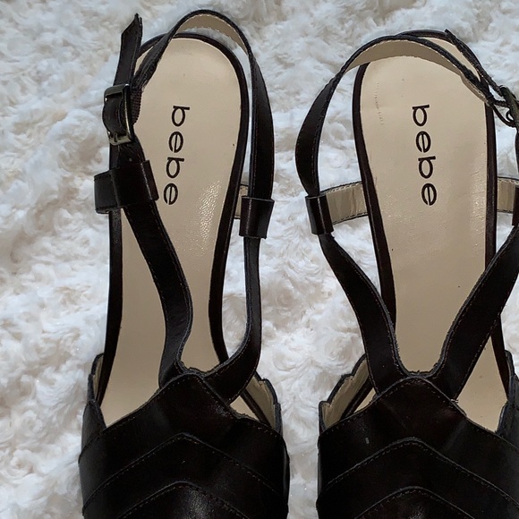 Bebe tailored Peekaboo toe around Ankle starlet. - Picture 8 of 8